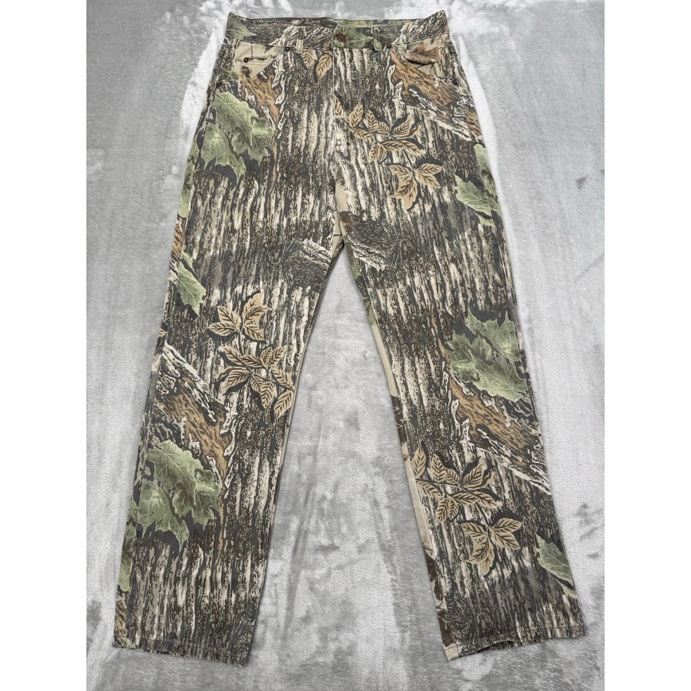 Vintage Duxbak Jeans Mens 32x32 Realtree Camo Pants Hunting Gorpcore 90s Y2K